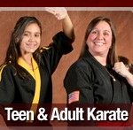 Teens and adults can enjoy the same fitness and lifestyle improvements with our adult classes.